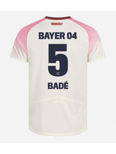 Bayer Leverkusen Loic Bade #5 Replika Borta Kläder 2025-26 Kortärmad Bayer Leverkusen Loic Bade #5 Replika Borta Kläder 2025-26 Kortärmad
